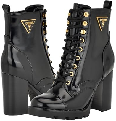 Guess Women's Neadyn Ankle Boot, Schwarz 001, 38.5 EU