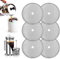 Suwiwkkoa 6 Pack Coffee Cafetiere Cafetiere Mesh Coffee Press Filter Mesh Replacement Stainless Steel Cafetiere Filter Mesh French Press Screen Coffee Filters Mesh for Cafetiere (350ml/12oz/8 Cup)
