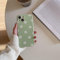 ZUKKASHAN Compatible with iPhone 13, Soft Silicone TPU Shockproof Protective Case Cute Daisy Pattern Girls Women Back Phone Cover for iPhone 13 (Green)
