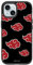 RhinoShield Case kompatibel mit [iPhone 15] | SolidSuit - Stoßdämpfende & schlanke Schutzhülle mit Premium Finish - 3.5 Meter Fallschutz - Schwarz [Naruto/Logo - Akatsuki]
