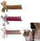 scicent Hair Scrunchies 3 Pcs Spiral Hair Ties Plastic Hair Bands No Crease Phone Cord Hair Bobbles No Damage Waterproof Plastic Spiral Ponytail Holder Small Scrunchie for Women Girls - 0861