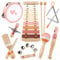 Musikinstrumente Kinder ab 3 Jahre Xylophon Trommel Schlagzeug Kinderspielzeug Musikinstrumente Spielzeug Mädchen 3 Jahre Montessori Holzspielzeug