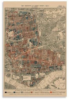 Vintage-Weltkarten-Poster, London-Poster, Wandkunst, Gemälde, Leinwanddrucke, Dekor-Poster, Kunstwerke, 20 x 30 cm