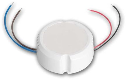 Transformateur LED 10 W, 230 V à 12 V CC, diamètre 55 mm, design plat, à encastrer dans des boîtes encastrées ou encastré dans des espaces étroits