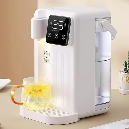 Instant Hot Water Dispenser, 2000W Desktop Hot Water Dispenser with Touch Screen, 12 Temperatures Settings, Countertop Water Filter with Water Filter Water Tank for Home, Office