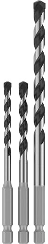 Bosch 3x Sets de brocas PRO HEX-5 | para Piedra dura, Hormigón, Ø 5,00, 6,00, 8,00 mm, Professional Accesorios Taladro