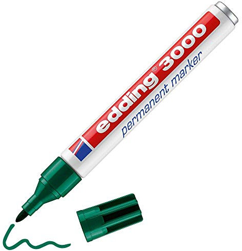 e-3000 permanent marker grün