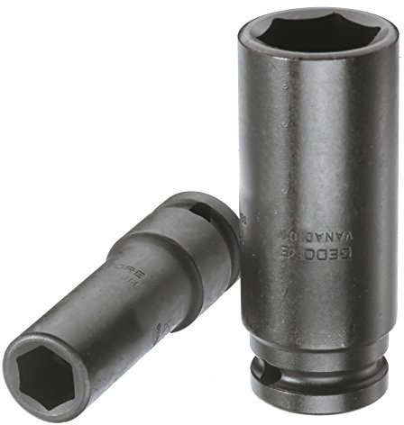 GEDORE K 19 L 27 mm Kraftschraubereinsatz 1/2 6-Kant, Lange Form, Professionelle Werkzeugqualität, Robust & Langlebig, 27 mm - Premium Steckschlüsseleinsatz