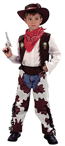 Bristol Novelty CC656 Cowboy Kostüm, Weiß