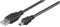 USB 2.0 Hi-Speed Kabel A Stecker B Mini-Stecker 5 pol. 0,15m schwarz