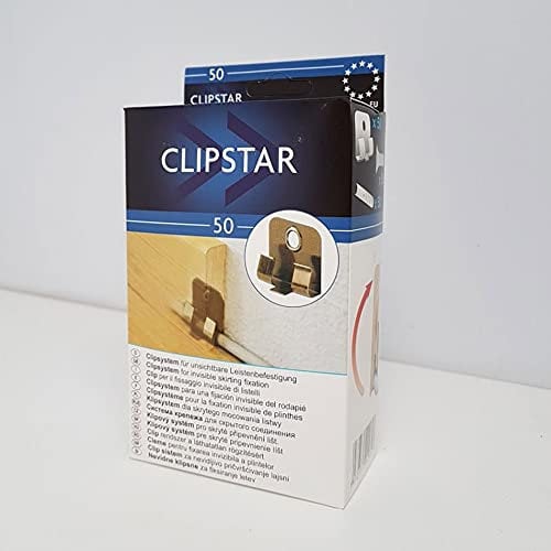 TILO Sockelleistenclip, 50 Stück,E1142