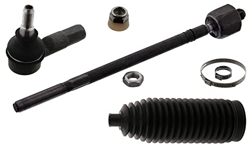 febi bilstein 39029 Spurstange mit Endstück, Manschette und Anbaumaterial, 1 Stück | Kompatibel mit: CITROËN C8, JUMPY II, JUMPY II Kasten, FIAT SCUDO Bus, SCUDO Kasten, SCUDO Pritsche/Fahrgestell, PEUGEOT 807