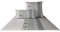 Joop! 4022 Ornament Stripe Mako-Satin-Bettwäsche 200x220 + 2X 80x80 graphit-77