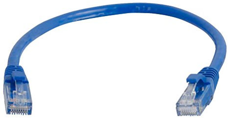 C2G 83159 0.3M BLUE Cat5e Ethernet RJ45 High Speed Network Cable, LAN Lead Cat5e Unshielded PVC UTP Patch Cable