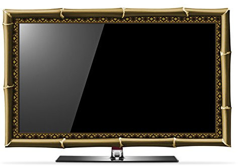 iDesign Zen Marco de televisores, Forex, Multicolor, 35 x 53 x 0.5 cm