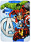 alles-meine.de GmbH The Avenger - Fleecedecke/Kuscheldecke - 100 cm * 140 cm - Decke aus Fleece - für Jungen - Schmusedecke - Captain America/Iron Man - Thor Hulk - Actio..