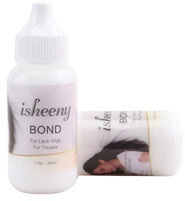 Isheeny Perücke Klebstoff, Lace Wig Glue & Unzen Super Bond Glue Kleber Wasserfestes Styling Gel für Wig, Full Head Hond, Perücken & Zweithaar Kleberus, Full head bond, Perücken & Zweithaar Kleber