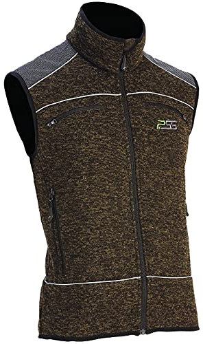 PSS Strickweste X-treme Nordic - Jagdweste für Herren - Outdoorweste für die Hundeausbildung - Arbeitsweste Waldarbeiter, Größe:XL
