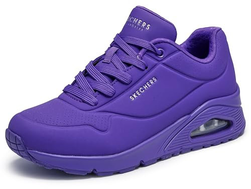 Skechers Damen Uno Night Shades Sneaker, Violett, 36.5 EU