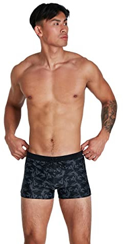 Speedo Valmilton Aquashort Homme, Noir/USA Charcoal, XXS