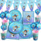 51 Pcs Decorazioni Jasmine Compleanno, jasmine Stoviglie, jasmine Carta Piatti e Bicchieri Per Feste, jasmine Tovaglioli, Decorazioni Striscione, jasmine Kit Compleanno Stoviglie Princess Bambina