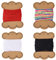Pandahall - Cordoncino in nylon per nodi cinesi, macramè, 0,8 mm, per braccialetti con perline e creazione di gioielli, 100 m, 4 colori, nero, bianco, rosso