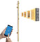 ESOP Sèche-Serviette Électrique Or, 30 W Chauffe-Serviettes 1525×65mm WiFi Intelligent Porte-Serviettes Chauffant Électrique Mural Commande Tactile à LED Radiateur de Salle de Bain avec 3 Patère