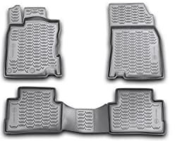 ELEMENT 3D Gummimatten Set passend für Nissan Qashqai | 2014-> | 100% passgenaue Auto Fußmatten, robuste Universal Fußmatte Auto, Gummimatten Auto