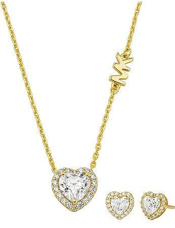 Michael Kors Damen-Schmuck-Set 925er Silber Zirkonia One Size 88796675