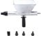 FACULX Electric Mortar Pointing Grout Gun Portable Mortar Sprayer Applicator Cement Caulking Gun with 4 Nozzles