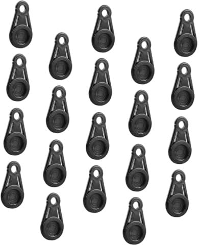 UKCOCO 16st Scheibenschnalle Klemmclip Zeltverschluss Markisenschlösser Bewegliche Planenclips Zeltgriff Aus Kunststoff Feststellgriff Festziehen Outdoor-Zelt-Clip Pergola Plastik Schwer