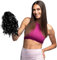 Boland - Pompons, 8 Stück, 34 cm, Puschel, Tanzwedel, Cheerleader Kostüm, Sportoutfit, High School, Football
