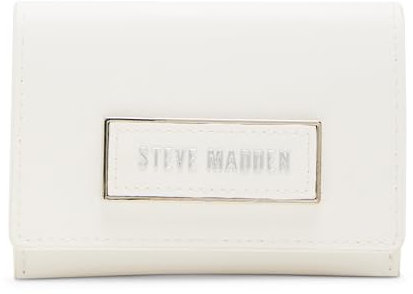 Steve Madden Damen Bmicro Small Bifold Wallet, Weiss/opulenter Garten, Einheitsgröße