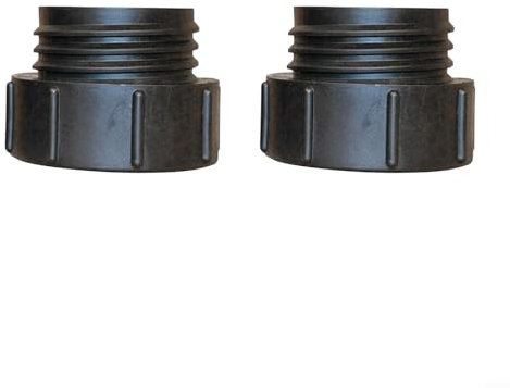 IBC Adapter Feingewinde 5,1 cm auf Grobgewinde für S60 x 6 IBC Containertank EN (2 Stück)