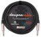 designacable.com 25cm - Black Unbalanced Straight Jack Guitar Lead - Handmade in the UK using Van Damme XKE instrument cable & Neutrik NP2X 1/4 Mono Jacks.