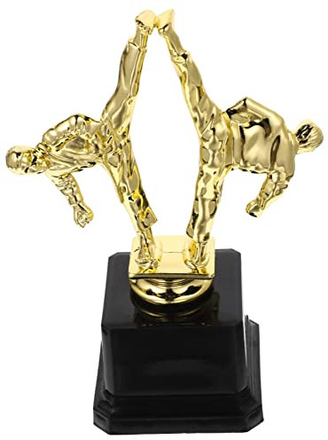SWAYVES Trofeo Taekwondo Trofeo Festa Trofeo Divertente Premio Boxe Coppe Trofeo Festa Celebrazione Festa Premio Trofeo Ricompensa Trofeo Trofei D'Oro/D/18 * 12Cm
