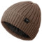 Wmcaps Wintermütze Herren, Beanie Herren mit verdicktem Fleece Futter, Unisex Klassische Mütze mit Bündchen Elastische und weiche Wollmütze Herzerwärmendes Geschenke für Männer Frauen, Khaki