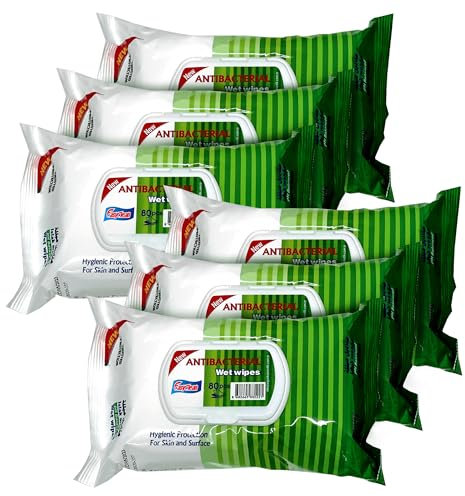 Easyclean Cleaning Wipes 6 pack(720 counts) Antibacterial Disinfectant Wipe Kills 99.9% Bacteria & Viruses, Summer Fruits Scent Use Convenient for Home,Hygiene Essentials Multi-Surface