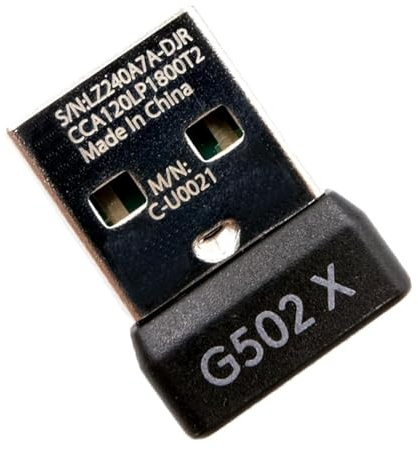 FOLODA Effizienter USB Adapter Für G502 X / G502 X Plus Mausempfängeradapter Liefern Eine Ununterbrochene Konnektivität