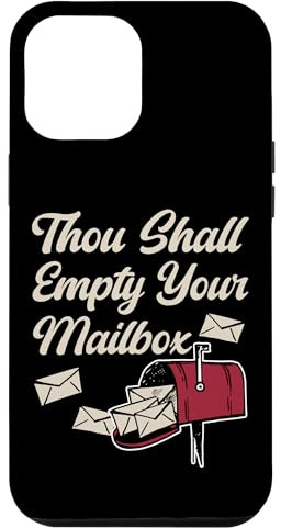 Postman Mailman Thou Shall Empty Your Mailbox Case for iPhone 12 Pro Max