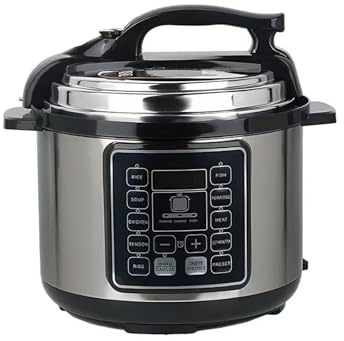 Multifunctional Electric Pressure Cooker with 8 Preset Programs, 24H Reservation & Keep Warm, Food-Grade Aluminum Inner Pot for Rice, Soup, Meat, Cake (size 1)