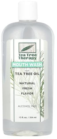 Tea Tree Mouthwash Alcohol Free-12 Ounce (3 Pack)