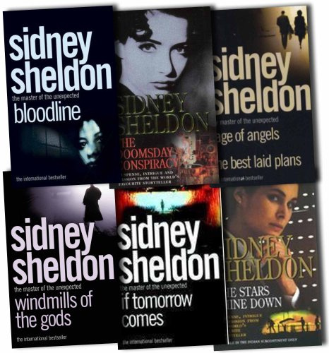Sidney Sheldon Collection 6 Books Set Pack RRP £41.94 (Sidney Sheldon Collection) (The stars shine down, windmills of the gods, rage of angels, The doomsday conspiracy, if tomorrow comes, Bloodline)