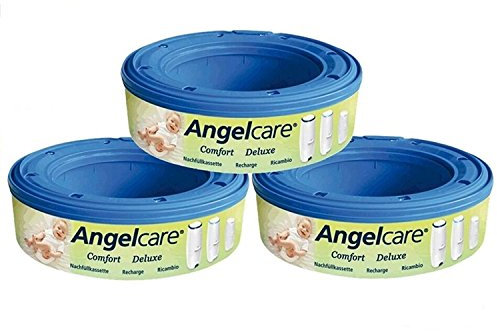 Angelcare 180400-3n 3 Nachfüllkassetten, blau