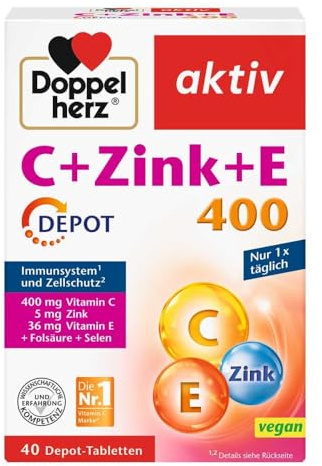 Doppelherz C + Zink + E Depot Tabletten 40 stk