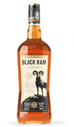 Black Ram Whisky I 3 Years I Starker komplexer Charakter I 40% Vol. I 700 ml