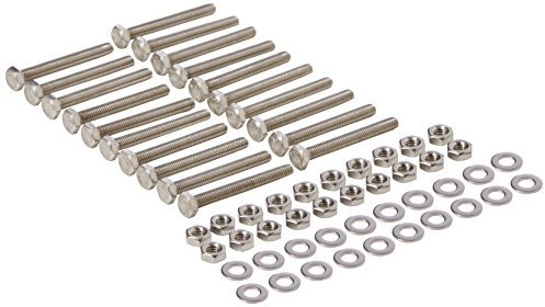 AHC A2HEXSET435B20 M4 x 35 mm A2 Stainless Steel Hex Setscrew Including Nuts and Washers (Blister Pack of 20)