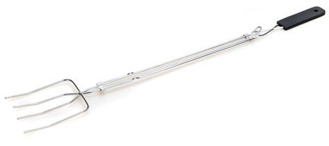 Oztrail Toaster Verlängerung Gabel Fork 4 Prong OCK-TSSE4-D Toaster Extension Fork 4 Prong Einstellbare Grifflänge von 57 bis 78cm Campinggabel