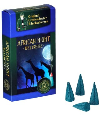 Crottendorfer Räucherkerzen 1701 Original African Night 20 Stück Größe M