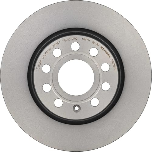 Brembo 09.9167.11 UV Coated vented Front Brake Rotor AUDI/SEAT/SKODA/SKODA (SVW)/VW/VW (FAW) OE# 1K0615301AK